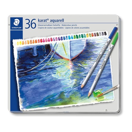 스테들러 125 M36 카라트 수채 색연필 36색 세트