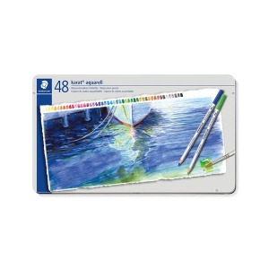 스테들러 125 M48 카라트 수채 색연필 48색 세트
