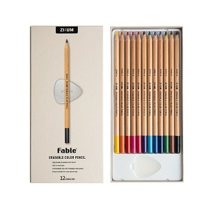 동아 ZIUM 지움 색연필 12색 세트 지워지는 색연필[브렌드]동아연필